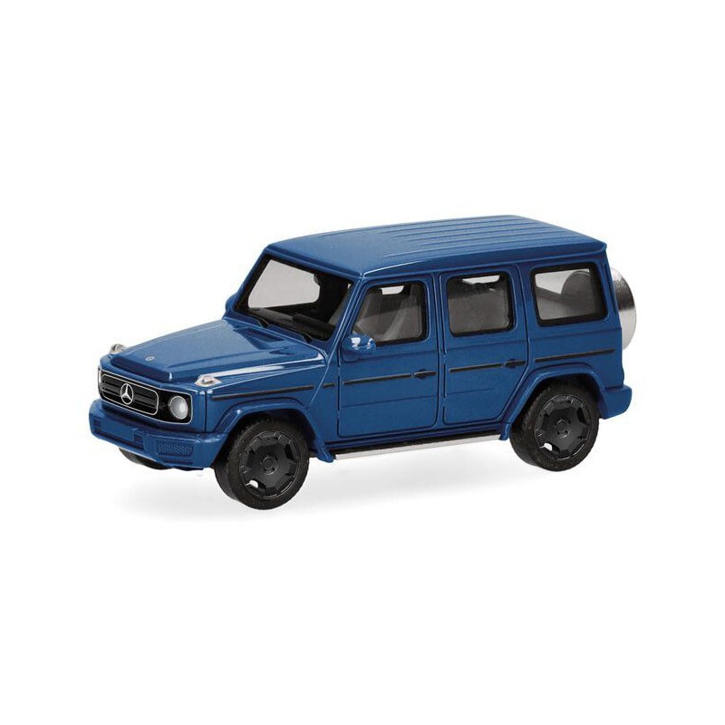 Mercedes Benz G580 EQ (Blauw metaal) 1:87, Herpa