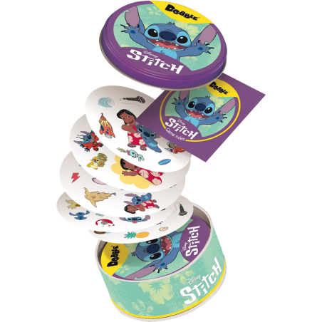 Dobble - Stitch Zygomatic Reactiespel, Dobble - Stitch Zygomatic Reactiespel,