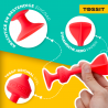 Tossit - Starter pack rood-turquoise siliconen dartpijlen Tossit - Starter pack rood-turquoise siliconen dartpijlen