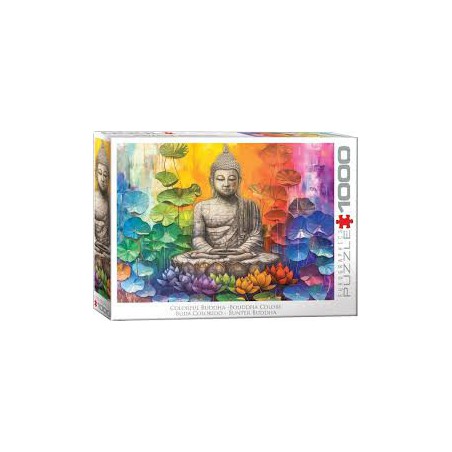 Colorful Buddha, Eurographics 1000stukjes Colorful Buddha, Eurographics 1000stukjes