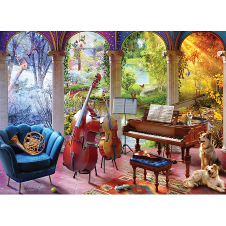 Four Seasons, Vivaldi 1000stukjes, eurographics puzzel, Four Seasons, Vivaldi 1000stukjes, eurographics puzzel,