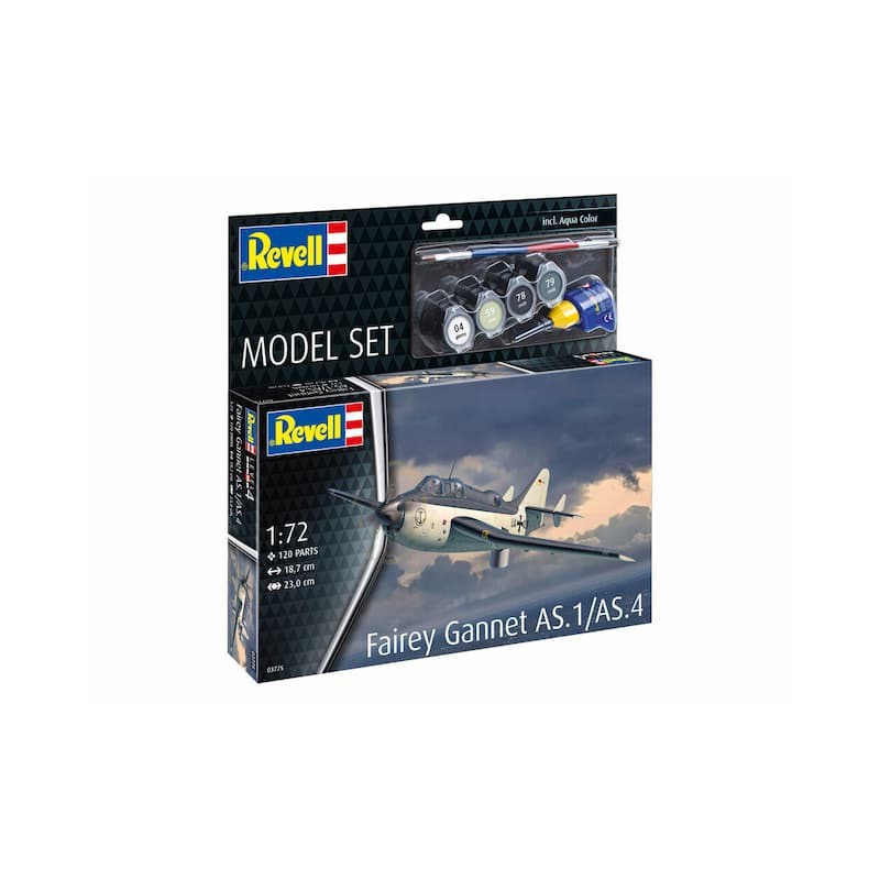 Modelset, Fairey Gannet AS.1/AS.4, 1:72, Revell