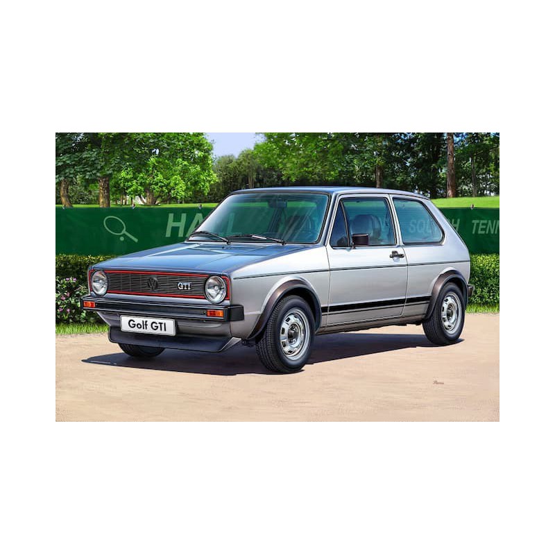 Modelset, VW Golf 1 GTI, 1:24, Revell