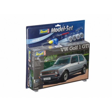 Modelset, VW Golf 1 GTI, 1:24, Revell