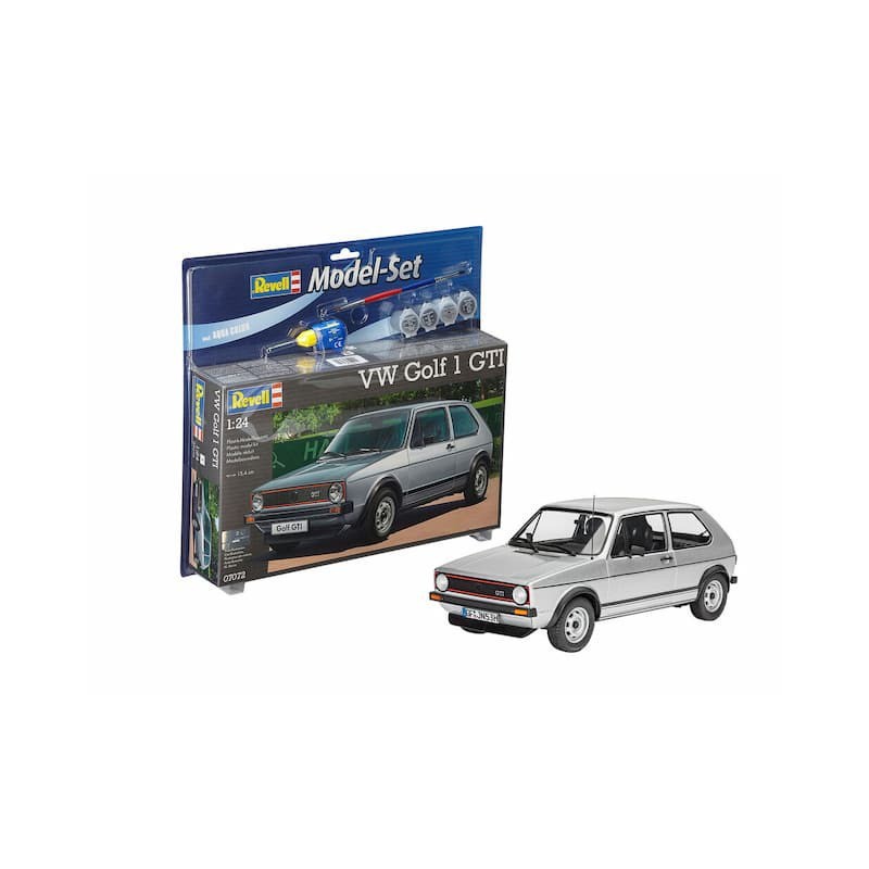 Modelset, VW Golf 1 GTI, 1:24, Revell