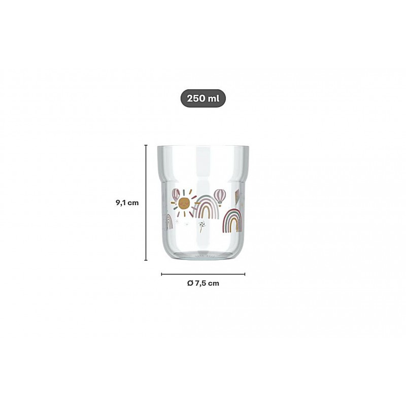 Mepal - kinderglas, Sunshine & Rainbow