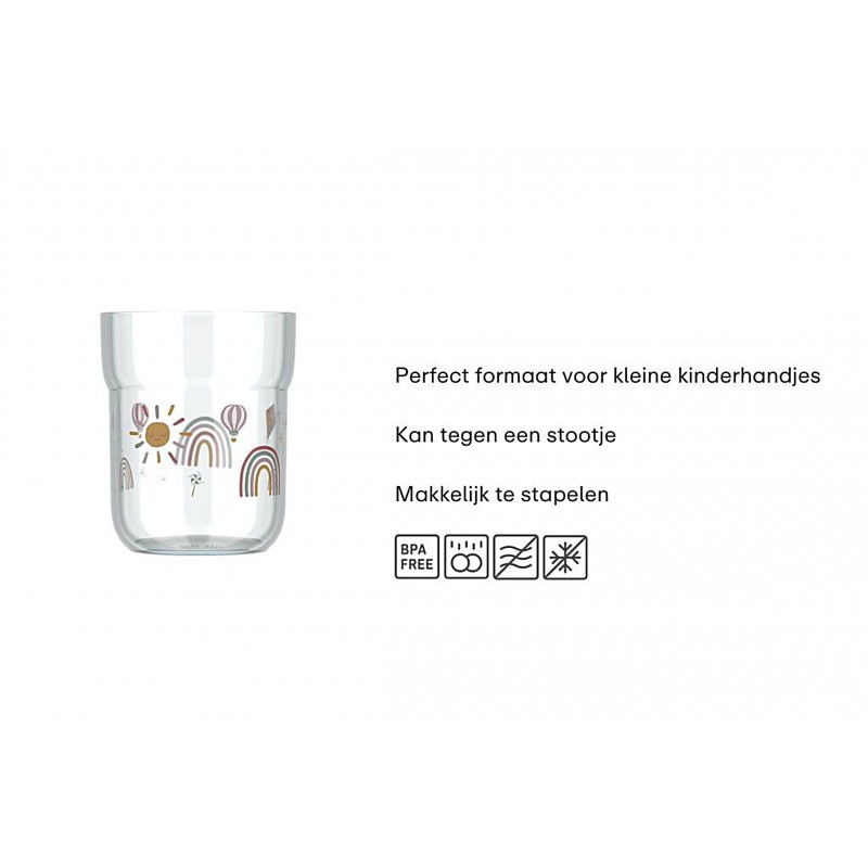 Mepal - kinderglas, Sunshine & Rainbow