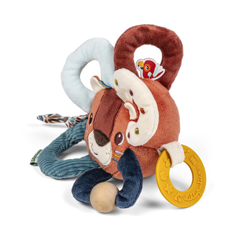 Lilliputiens - Sensorische grijprammelaar Jack de leeuw