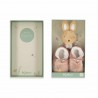 Petites Chansons Armband en slofjes met geluid konijn - Kaloo Petites Chansons Armband en slofjes met geluid konijn - Kaloo