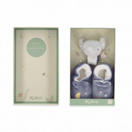 Petites Chansons Olifant armband en slofjes met geluid - Kaloo Petites Chansons Olifant armband en slofjes met geluid - Kaloo
