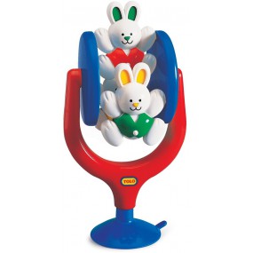 Tolo classic, tafelspeelgoed draaiende konijntjes