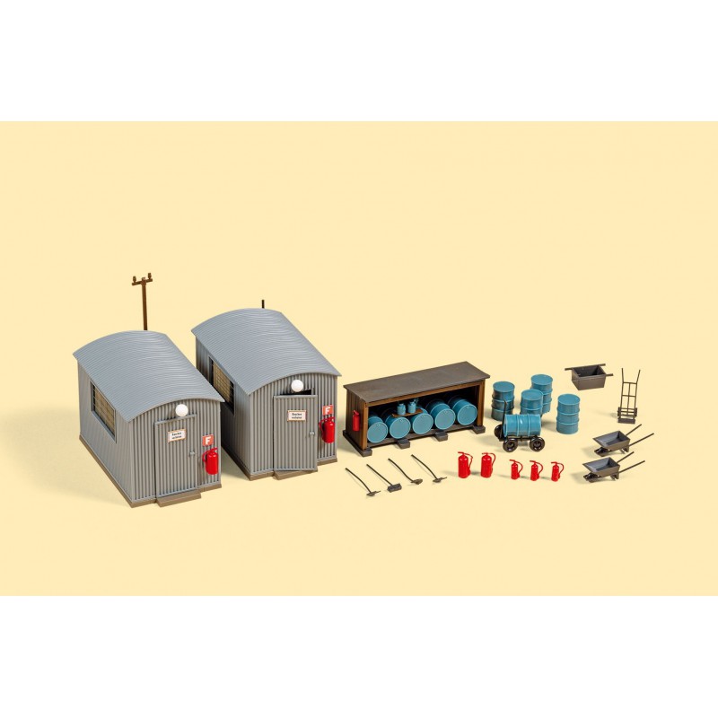 Golfplaten Schuur en olie opslag, Auhagen H0 (11478)
