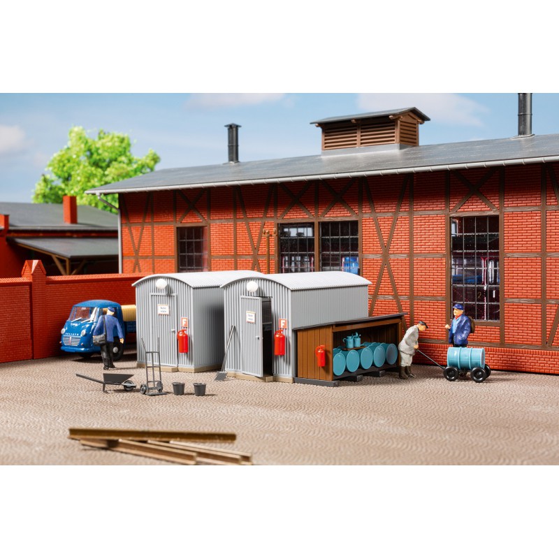 Golfplaten Schuur en olie opslag, Auhagen H0 (11478)