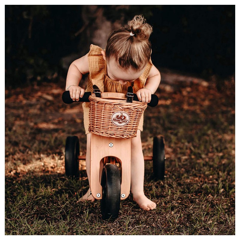 Kinderfeets - Rieten fietsmand