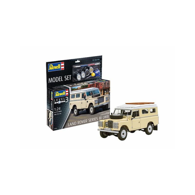 Modelset, Land Rover Series III LWB 1:24, Revell