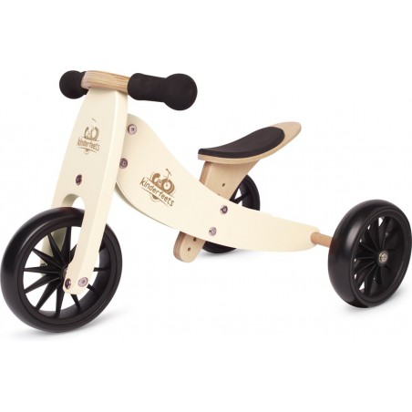 Kinderfeets houten loopfiets & driewieler Tiny Tot cream Kinderfeets houten loopfiets & driewieler Tiny Tot cream