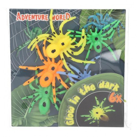 Dino World, Glow in the dark spinnen 13347 Dino World, Glow in the dark spinnen 13347