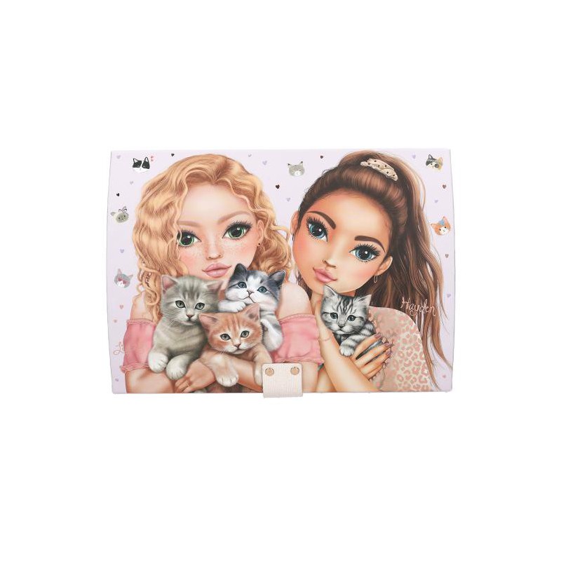 TOPModel, Grote sieradendoos met code en geluid CAT LOVE 13578