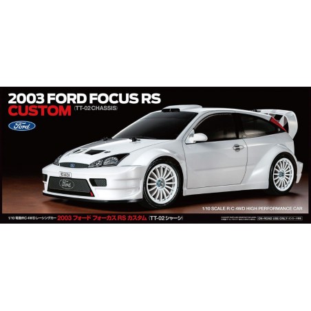 2003 Ford Focus RS Custom (TT-02), Tamiya, Modelbouw RC 2003 Ford Focus RS Custom (TT-02), Tamiya, Modelbouw RC