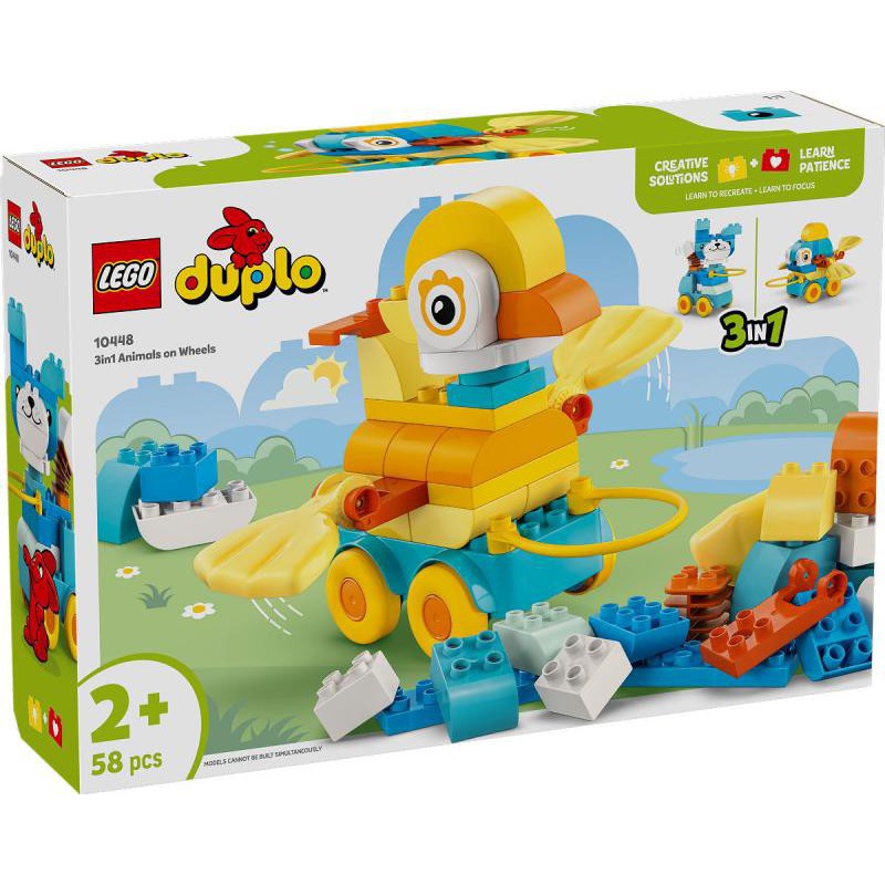 LEGO DUPLO - 10448 3-in-1 dieren op wielen