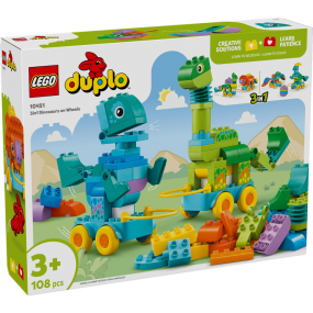 LEGO DUPLO - 10451 3-in1 dinosaurussen op wielen