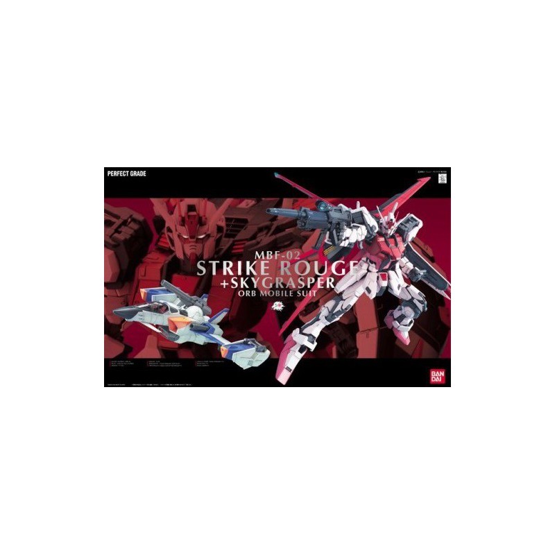Gundam: PERFECT GRADE MBF-02 Strike Rouge + Sky Grasper, Bandai