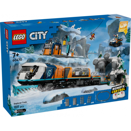 LEGO City - 60470 Onderzoekstrein op de Noordpool LEGO City - 60470 Onderzoekstrein op de Noordpool