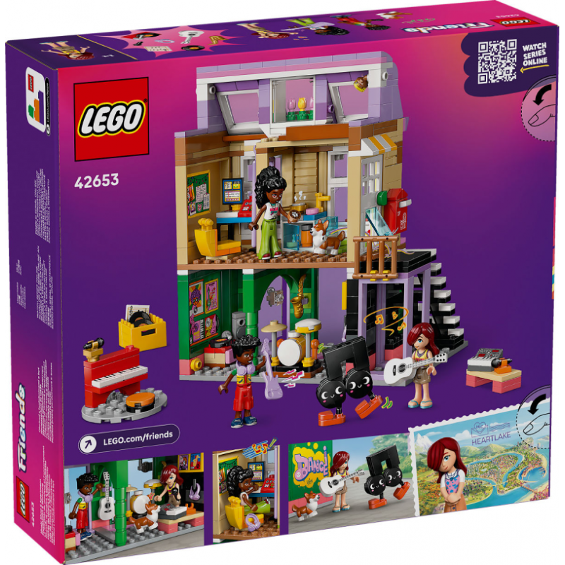 LEGO FRIENDS - 42653 Muziekwinkel en appartement