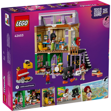 LEGO FRIENDS - 42653 Muziekwinkel en appartement LEGO FRIENDS - 42653 Muziekwinkel en appartement