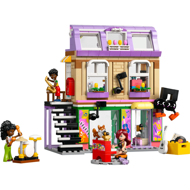 LEGO FRIENDS - 42653 Muziekwinkel en appartement