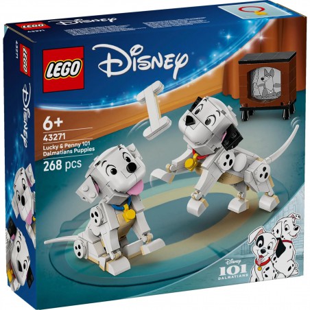 LEGO DISNEY - 43271 Lucky en Penny uit 101 dalmatiërs LEGO DISNEY - 43271 Lucky en Penny uit 101 dalmatiërs