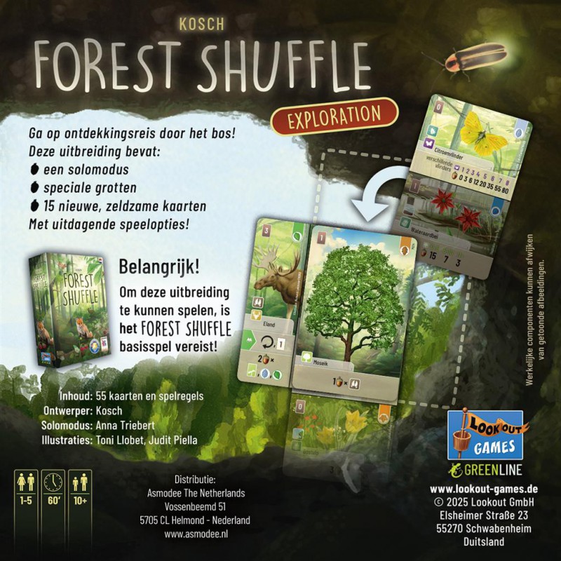 Forest shuffle- kaartspel, uitbreiding Exploration