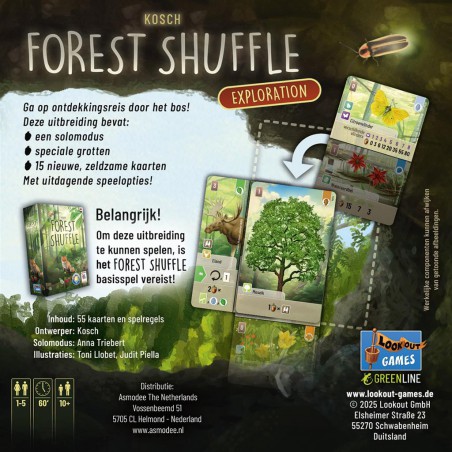 Forest shuffle- kaartspel, uitbreiding Exploration Forest shuffle- kaartspel, uitbreiding Exploration