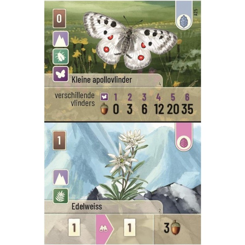 Forest shuffle- kaartspel, uitbreiding  Alpine