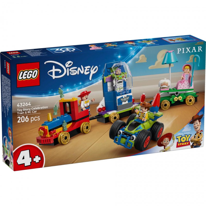LEGO DISNEY Toy Story - 43264 Feesttrein en RC auto
