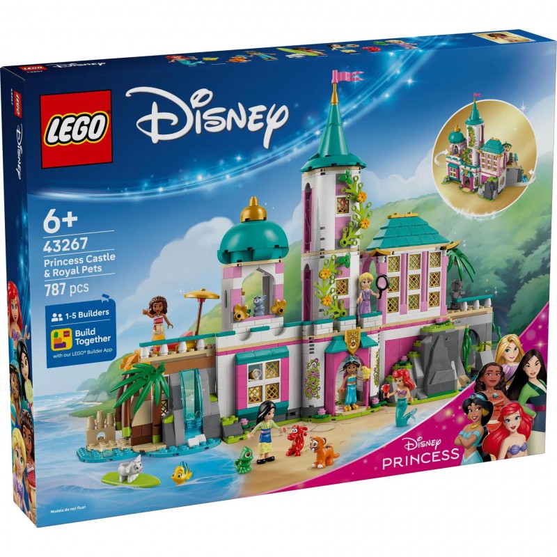 LEGO DISNEY Princess - 43267 Prinsessenkasteel en koninklijke huisdieren