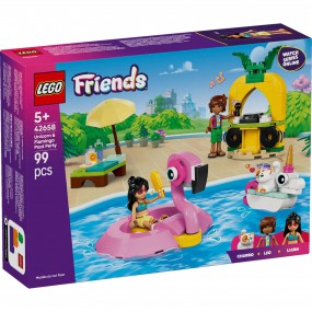 LEGO FRIENDS - 42658 Zwembadfeestje met flamingo en eenhoorn