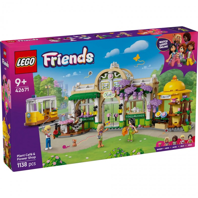 LEGO FRIENDS - 42671 Plantencafé en bloemenwinkel