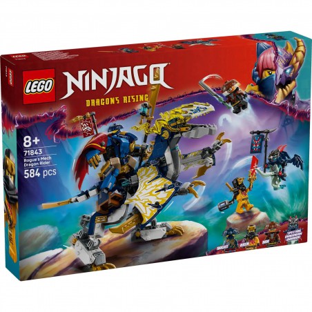 LEGO NINJAGO - 71843 Rogue's mecha drakenrijder LEGO NINJAGO - 71843 Rogue's mecha drakenrijder