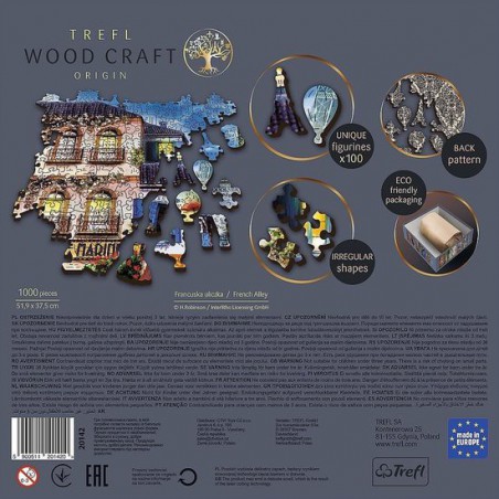 French Alley, wooden puzzle 1000+1 French Alley, wooden puzzle 1000+1
