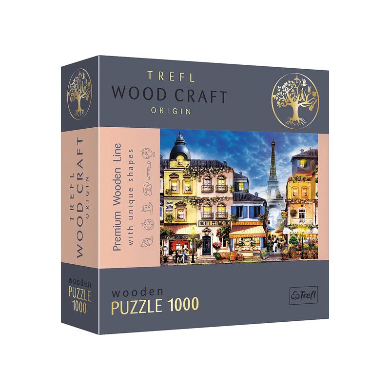 French Alley, wooden puzzle 1000+1