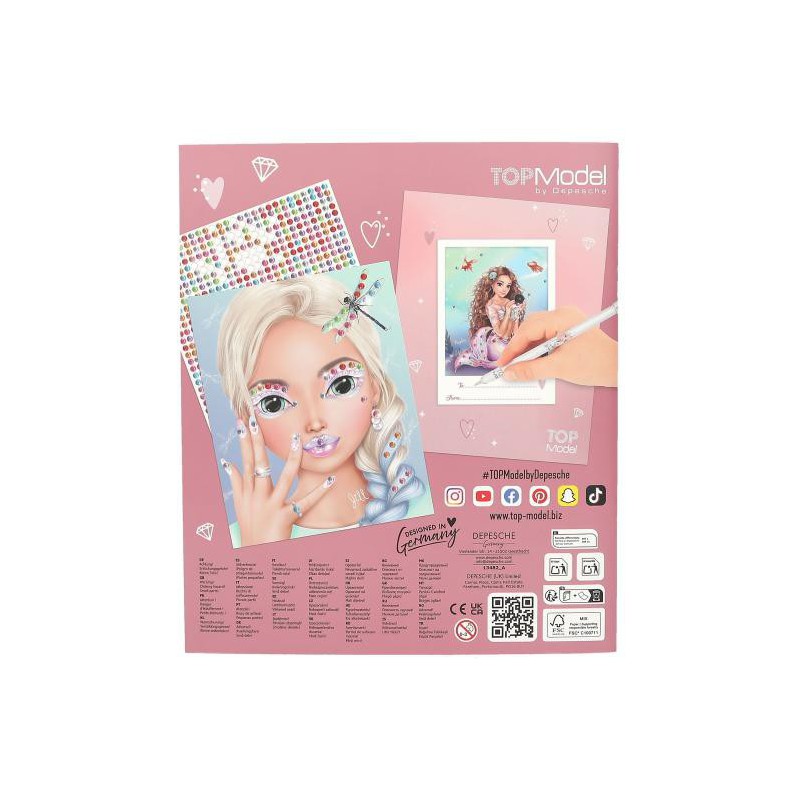 TOPModel, Create Your Diamond Picture Stickerboek 13482