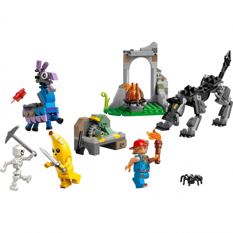 LEGO Fortnite - 77075 Peely en Sparkplugs kamp