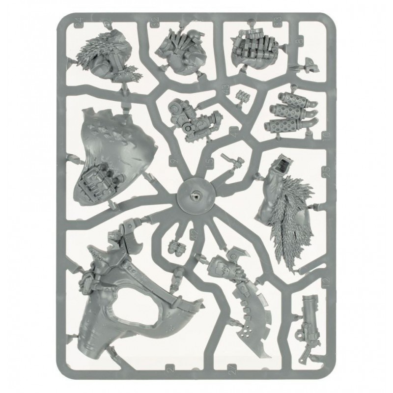 Orks: Mozrog Skragbad (Beastboss on Squigosaur), Warhammer 40.000