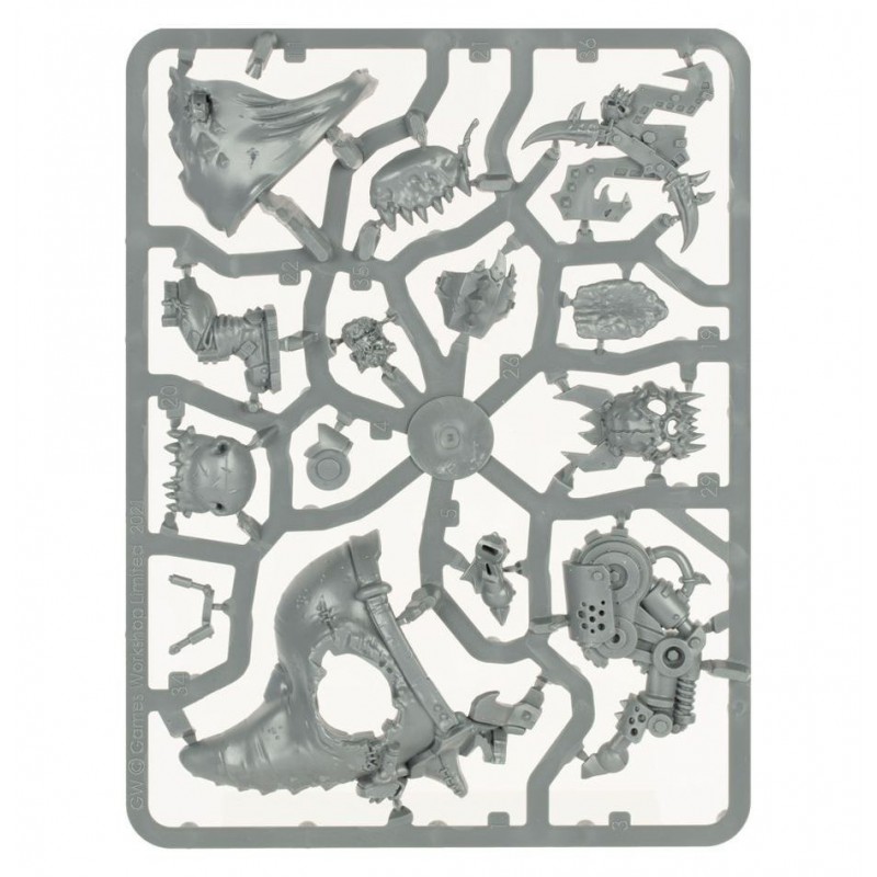 Orks: Mozrog Skragbad (Beastboss on Squigosaur), Warhammer 40.000