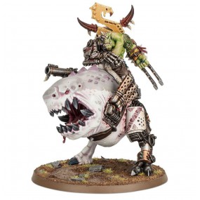Orks: Mozrog Skragbad (Beastboss on Squigosaur), Warhammer 40.000