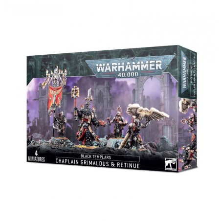 Black Templars: Chaplain Grimaldus & Retinue, Warhammer 40.000