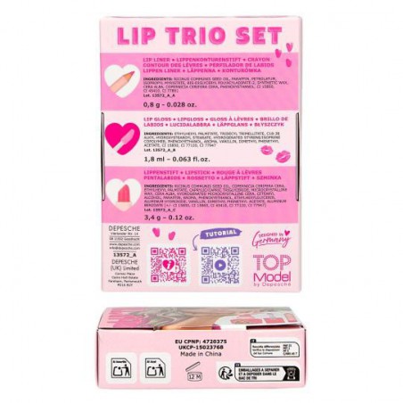 TOPModel, Lip Trio Set BEAUTY and ME 13572