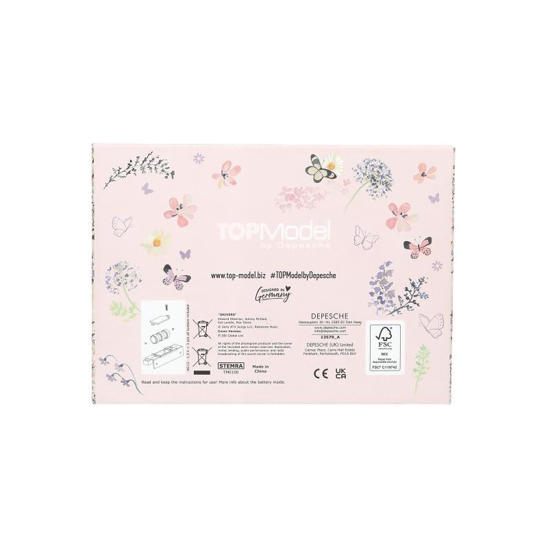 TOPModel, Grote sieradendoos met code en geluid SUMMER FEELING 13579