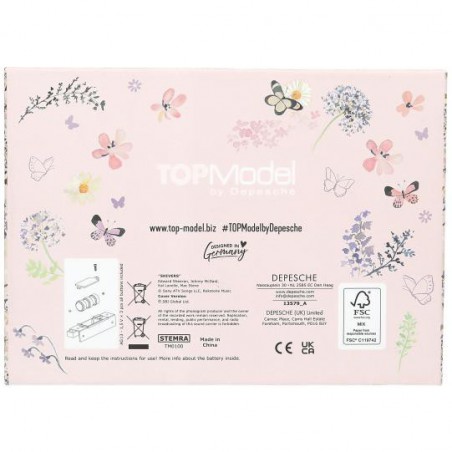 TOPModel, Grote sieradendoos met code en geluid SUMMER FEELING 13579 TOPModel, Grote sieradendoos met code en geluid SUMMER FEELING 13579